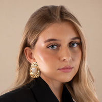 Boucles d'oreilles dorée