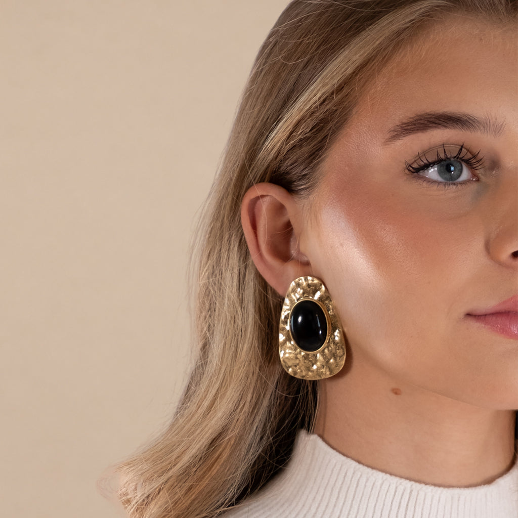 Boucles d'oreilles dorée