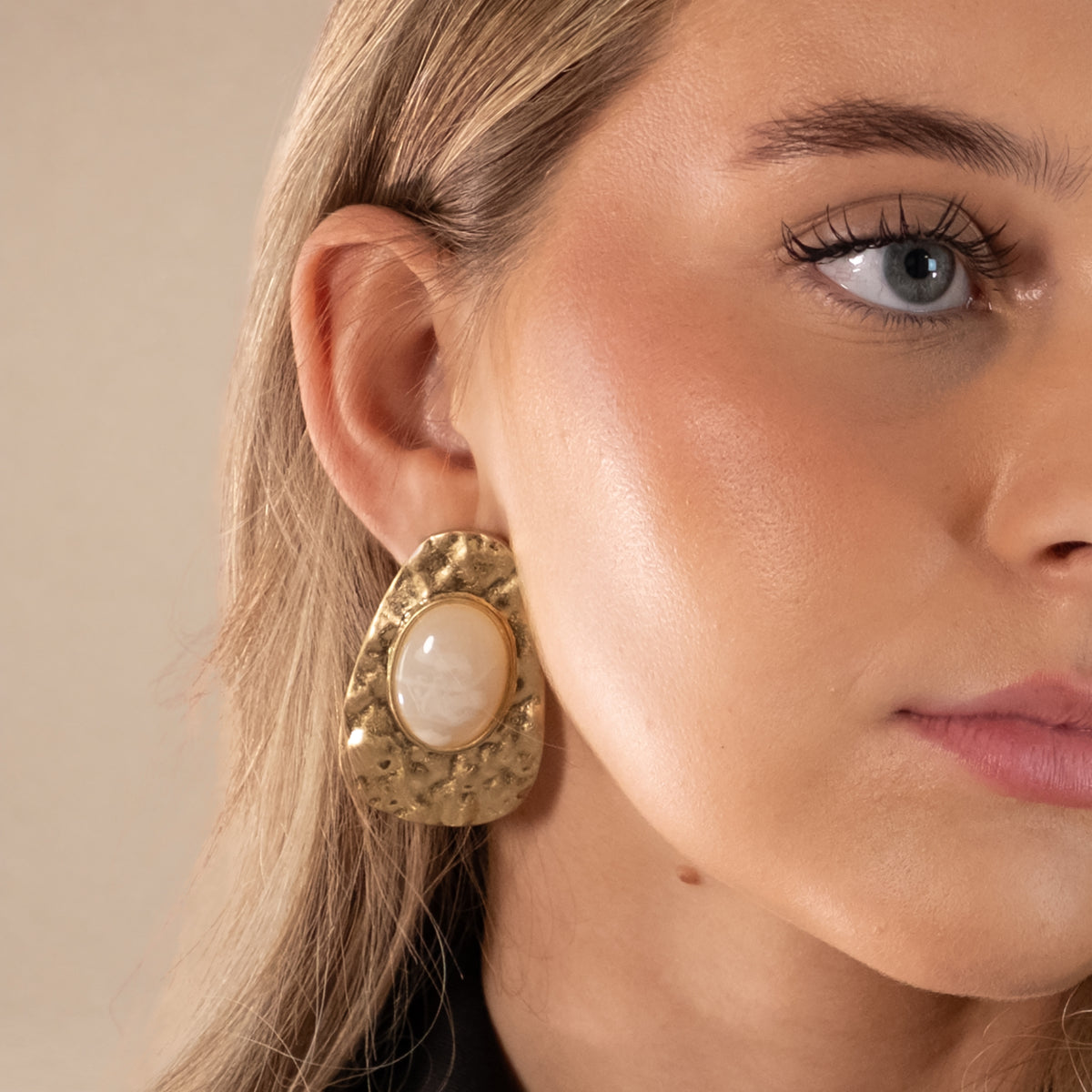 Boucles d'oreilles dorée