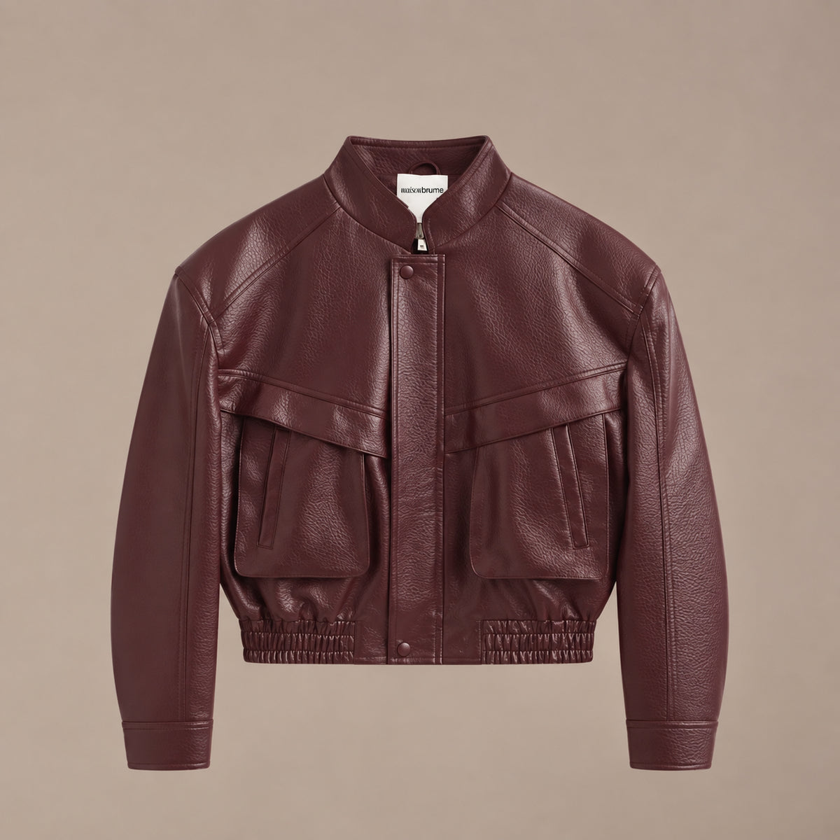 Bomber simili cuir